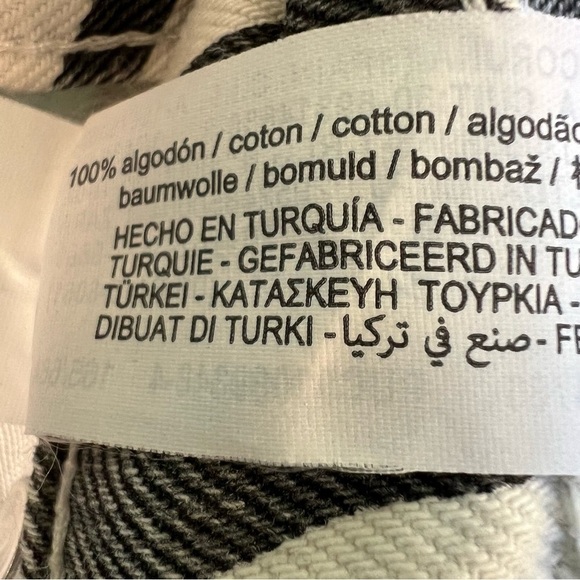 ZARA ZEBRA PRINT 100% COTTON JEANS BLACK WHITE NWT SIZE 4 - Picture 6 of 8